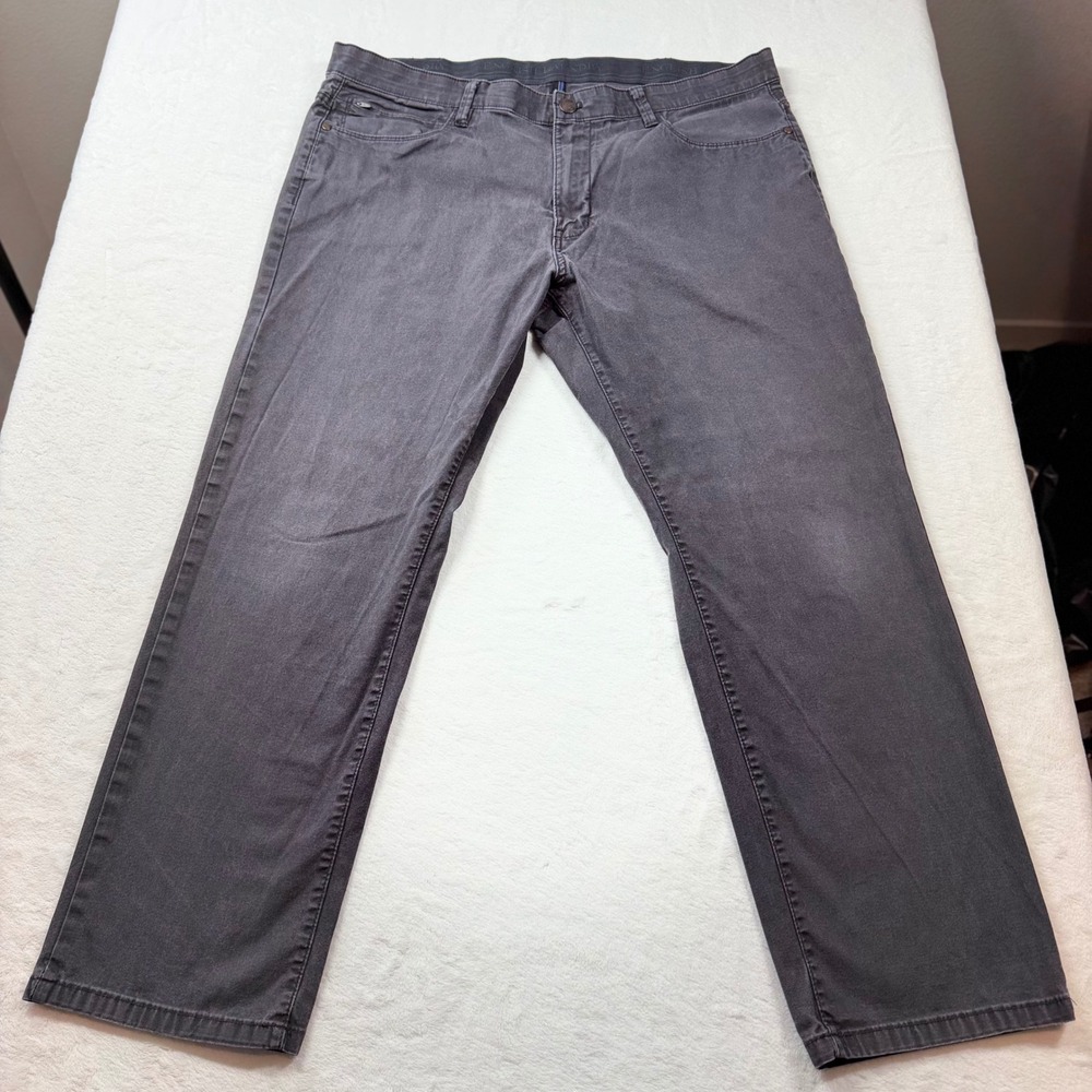 English Laundry Pants Mens 38x29 Charcoal‎ Grey Good Stretch 5-Pocket Chino